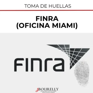 FINRA, Livescan Fingerprinting (Oficina Miami)