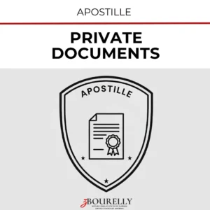 Apostille de Documentos Privados