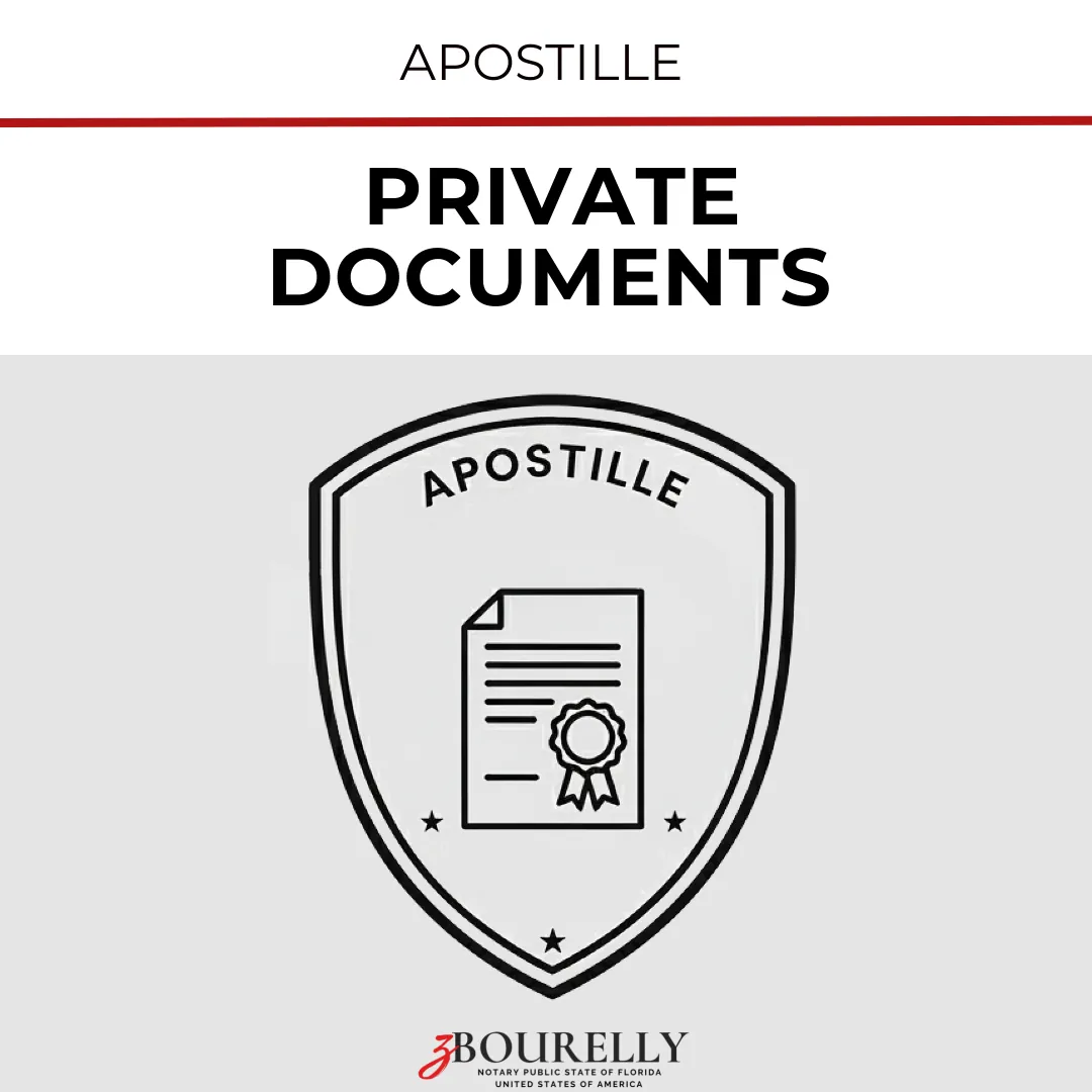 Apostille de Documentos Privados