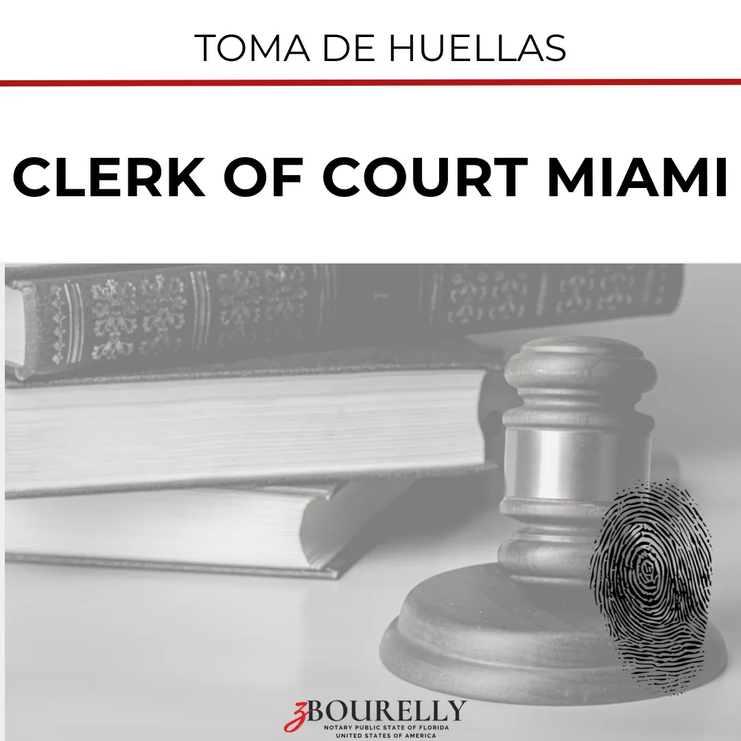 Clerk of Court Miami, Livescan Fingerprinting