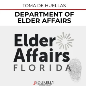 Department of Elder Affairs Florida, Livescan Fingerprinting