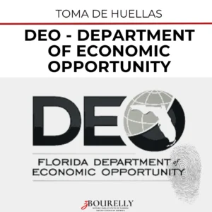 Florida Department of Economic Opportunity, Fingerprinting