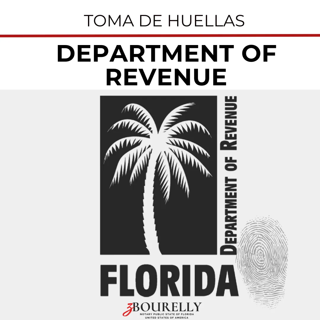 Florida Department of Revenue, Livescan Fingerprinting