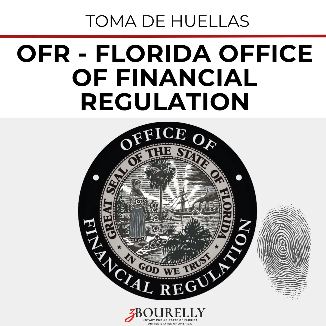 Florida Office of Financial Regulation OFR, Livescan Fingerprinting