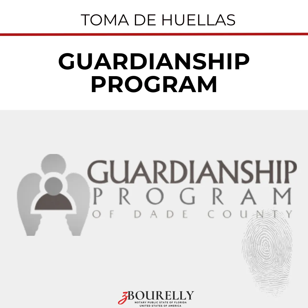 Guardianship Program Florida, Livescan Fingerprinting