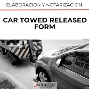 Car Towed Released Form