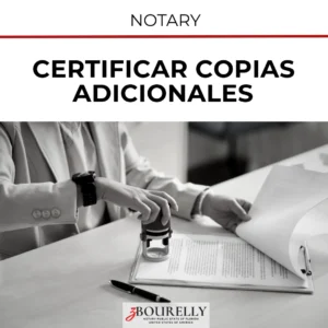 Certificar Copias Adicionales