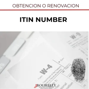 SOLICITUD O RENOVACION ITIN NUMBER