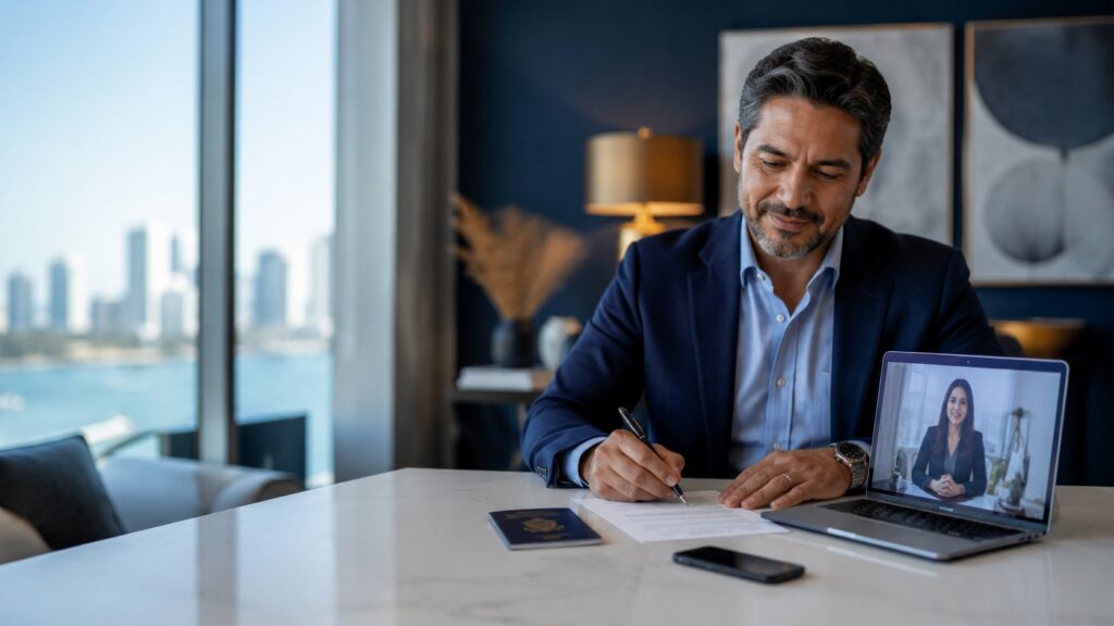 Power of attorney signed before a Florida Notary Public before its legalization — Poder notarial firmado en Florida