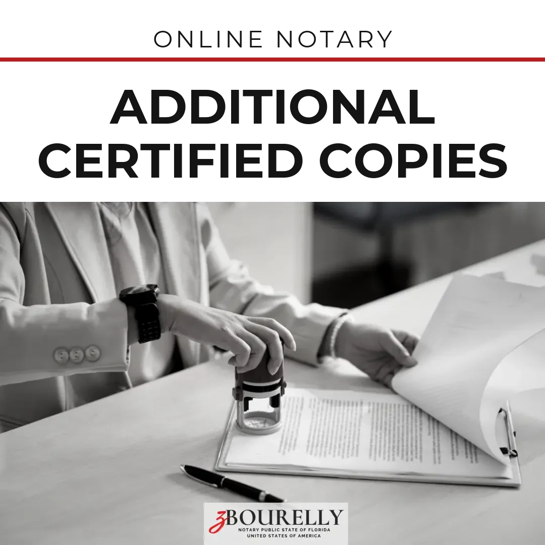 Additional Certified Copies · Apostille de la Haya
