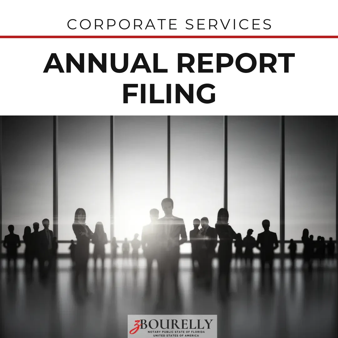 Annual Report Filing (Florida) · Apostille de la Haya