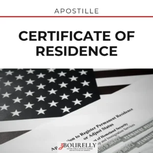 Certificate of Residence — Drafting, Notarization and Apostille · Apostille de la Haya
