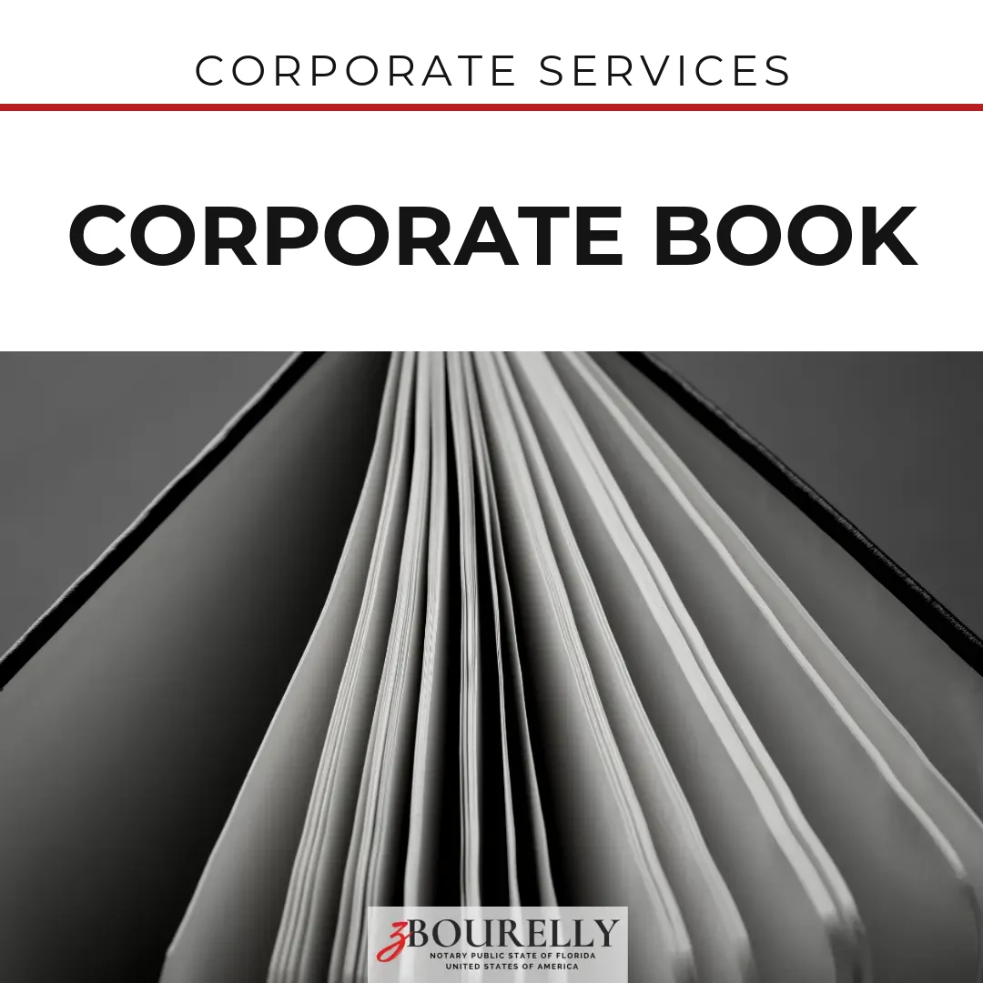Corporate Book — LLC or Corporation Kit · Apostille de la Haya