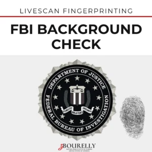 FBI Background Check — Livescan Fingerprinting and Request · Apostille de la Haya
