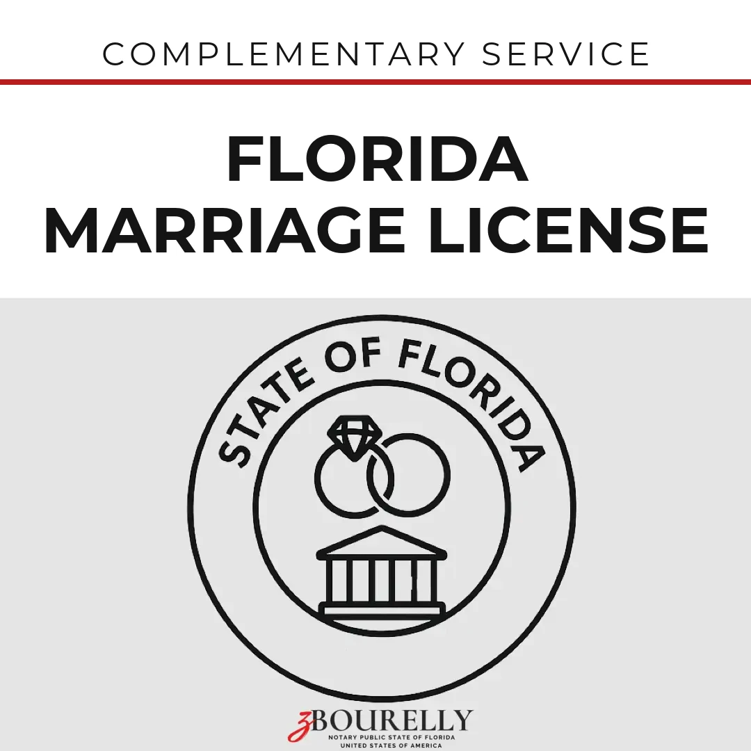 Florida Marriage License — Court Registration · Apostille de la Haya