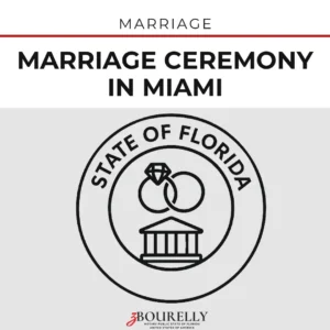 Marriage Ceremony in Miami · Apostille de la Haya